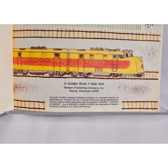 Golden Books Roundabout Train Burger King Book - Picture 5 of 5